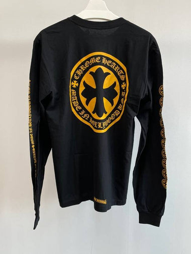 yellow cross long sleeve tshirt - CHROME HEARTS - BALAAN 1