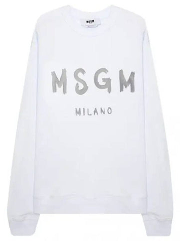 brushed logo sweatshirt - MSGM - BALAAN 1