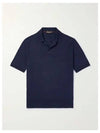 Loro Piana FAN9103 WJ79 Silk Linen Polo Shirt - LORO PIANA - BALAAN 2