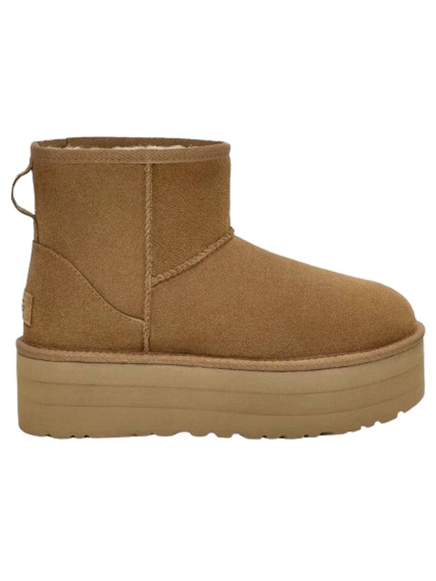 Classic Mini Platform Suede Winter Boots Chestnut - UGG - BALAAN 2