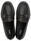 Granville Oblique Leather Loafer Black - DIOR - BALAAN 2