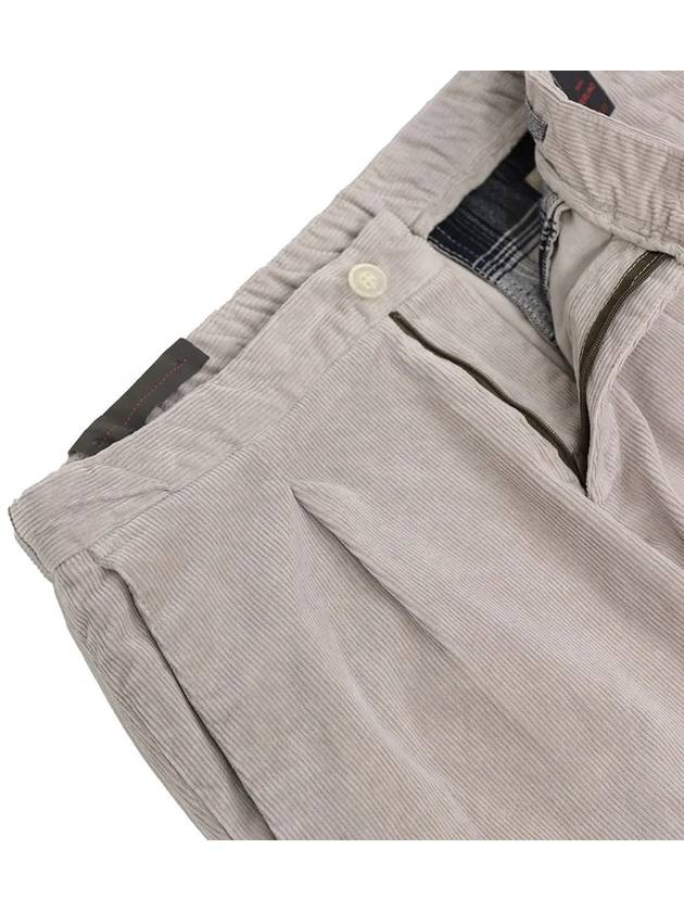 Men's Corduroy Tapered Fit Banding Pants PT177 GR - IKALOOOK - BALAAN 8