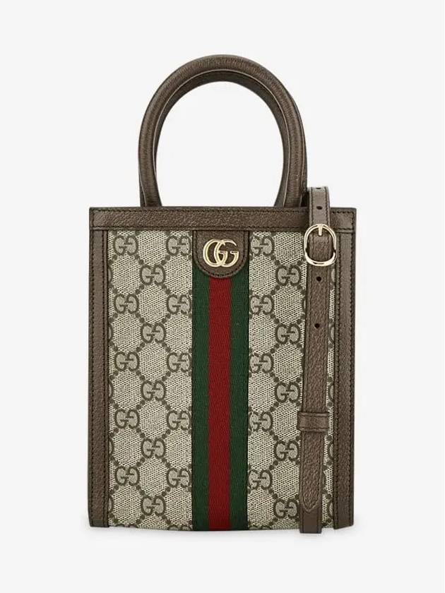 Ophidia GG Mini Bag Brown - GUCCI - BALAAN 3