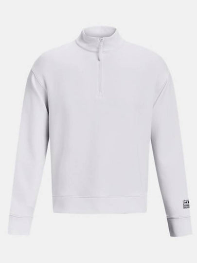 Summit Knit Half Zip Sweatshirt White - UNDER ARMOUR - BALAAN 2