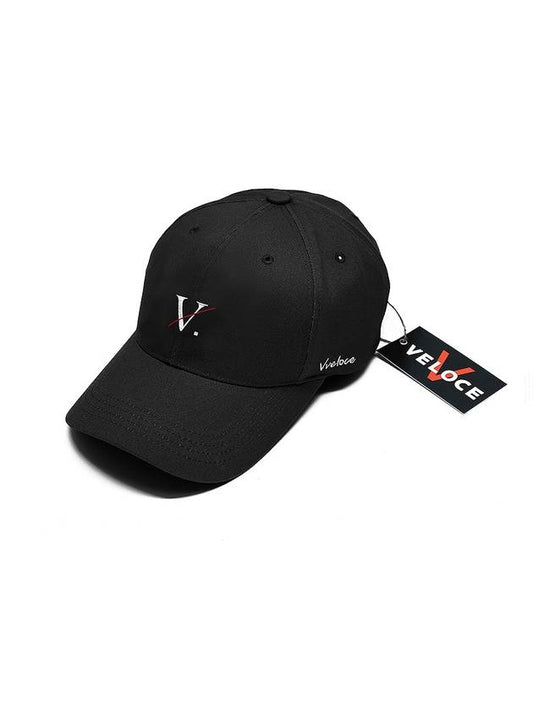 SL 'DG' ball cap hard fit black - VVELOCE - BALAAN 1