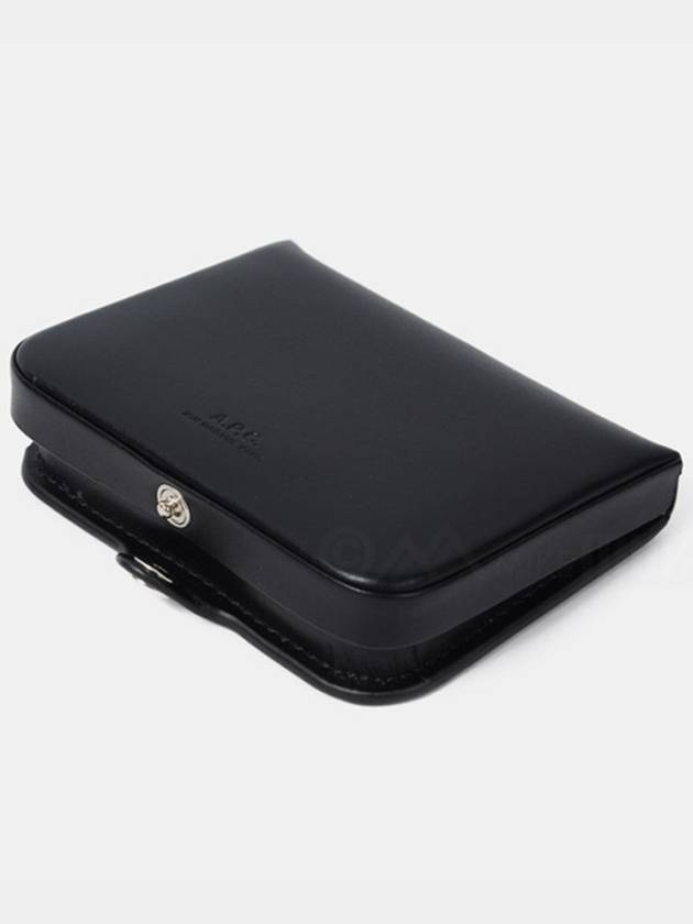 Josh Leather Coin Wallet Black - A.P.C. - BALAAN 4