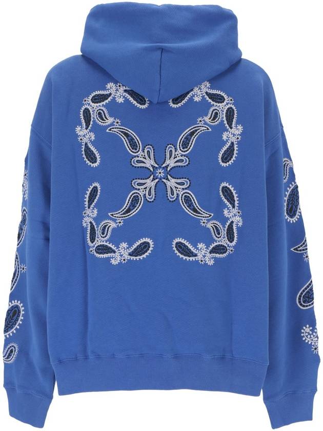 bandana embroidery hoodie OMBB085S24FLE0034601 - OFF WHITE - BALAAN 3