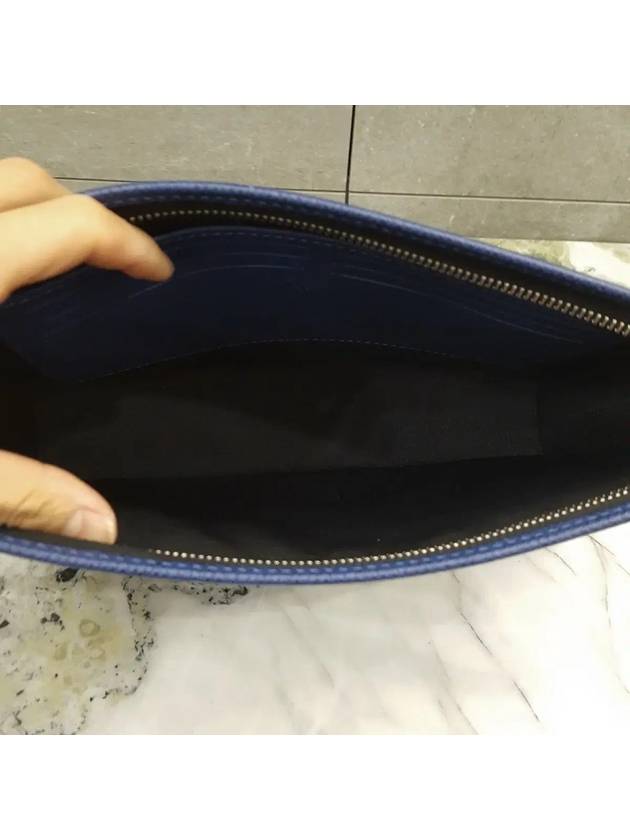 Pochette Voyage Clutch Blue - LOUIS VUITTON - BALAAN 8