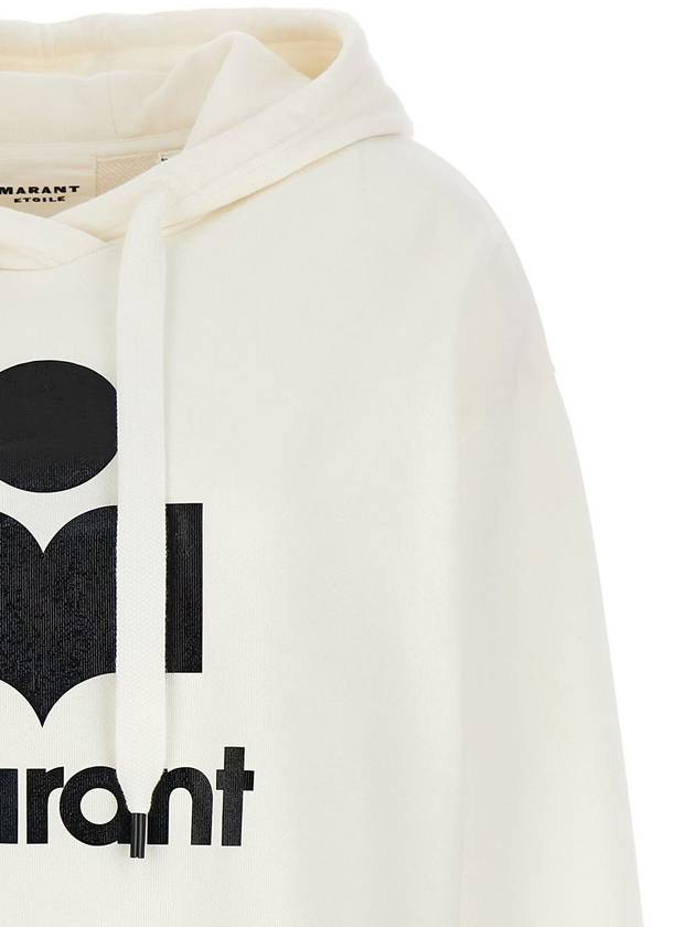 Marly Logo Hoodie White - ISABEL MARANT - BALAAN 4