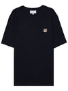 Fox Head Patch Classic Short Sleeve T-Shirt Black - MAISON KITSUNE - BALAAN 9