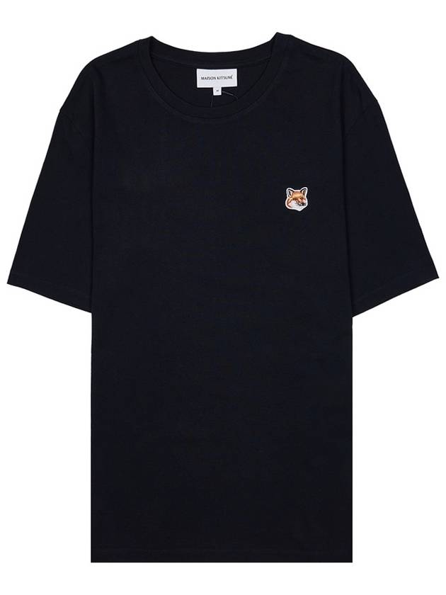 Fox Head Patch Classic Short Sleeve T-Shirt Black - MAISON KITSUNE - BALAAN 9