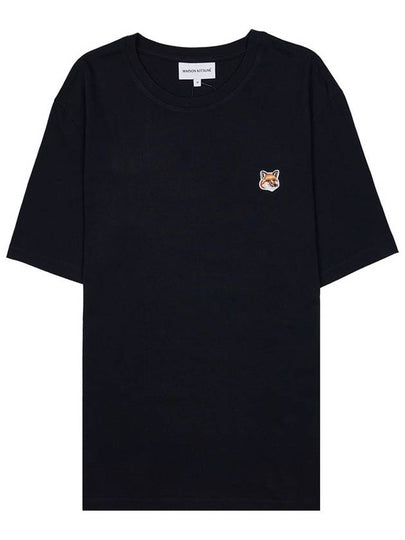 Fox Head Patch Classic Short Sleeve T-Shirt Black - MAISON KITSUNE - BALAAN 2