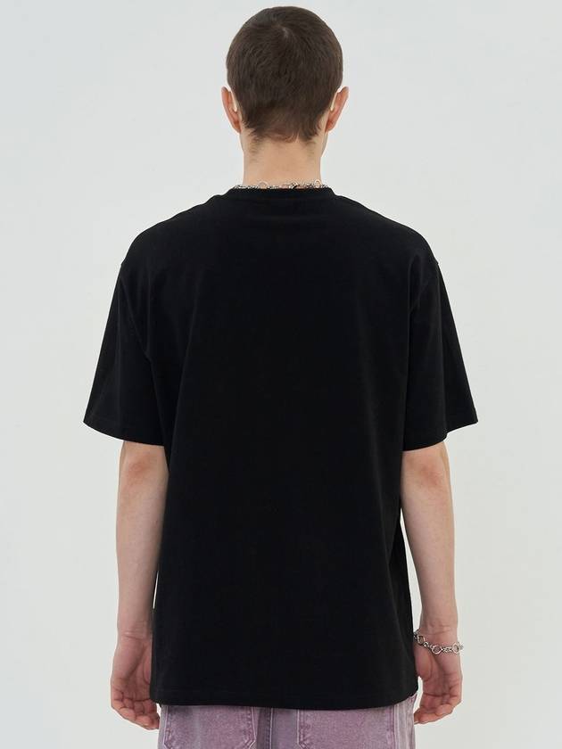 Bouquet Short Sleeve T-Shirt Black - UNALLOYED - BALAAN 4