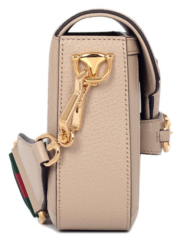 Horsebit 1955 GG Small Cross Bag Beige White - GUCCI - BALAAN 4