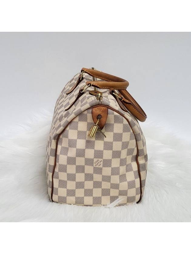 Louis Vuitton Damier Azur Speedy Bandouli re 30 Tote Bag N41373 - LOUIS VUITTON - BALAAN 4