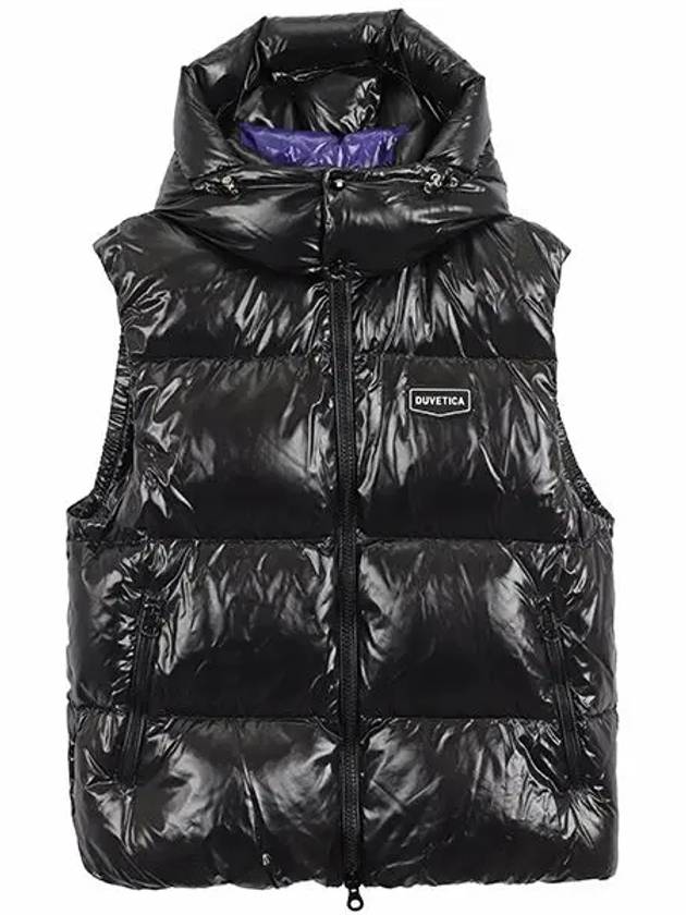 Salino Hooded Down Vest Black - DUVETICA - BALAAN 3