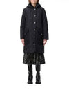 Diamond Quilted Hooded Single Coat Black - BURBERRY - BALAAN 2