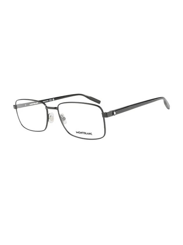 Rectangle Metal Eyeglasses Black - MONTBLANC - BALAAN 2