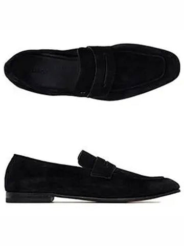 Zegna Black LASOLA Suede Loafer LHCAC A4675Z NER - ERMENEGILDO ZEGNA - BALAAN 1