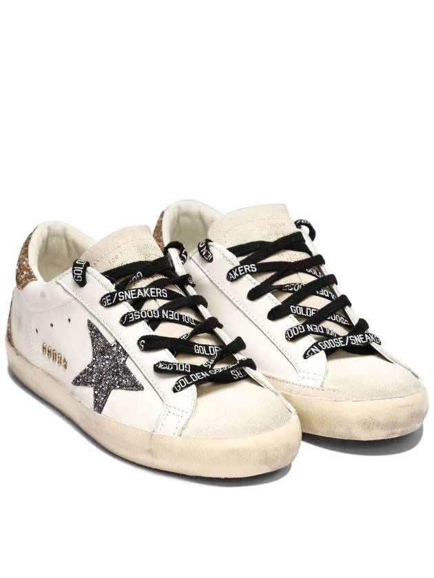 Super-Star Glittered Sneakers White - GOLDEN GOOSE - BALAAN 3