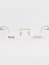 Hugo Boss titanium glasses frame BOSS1265D AOZ rimless ultra light temples - HUGO BOSS - BALAAN 5