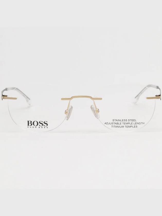 Hugo Boss titanium glasses frame BOSS1265D AOZ rimless ultra light temples - HUGO BOSS - BALAAN 5