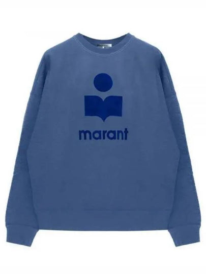 Miko Velor Logo Sweatshirt Sky Blue - ISABEL MARANT - BALAAN 2