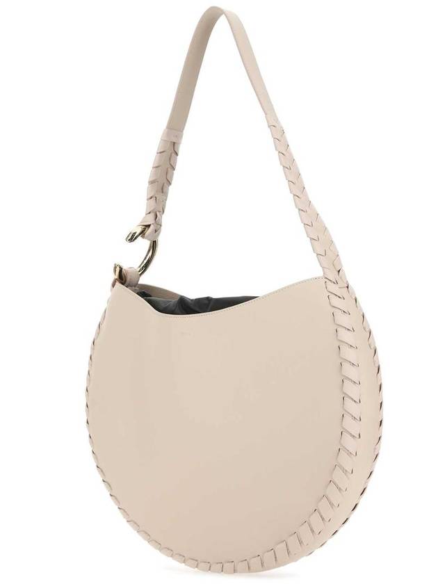 Mate Large Hobo Soft Leather Shoulder Bag Ivory - CHLOE - BALAAN 3