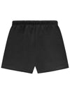 Logo drawstring cotton shorts black - FEAR OF GOD ESSENTIALS - BALAAN 4