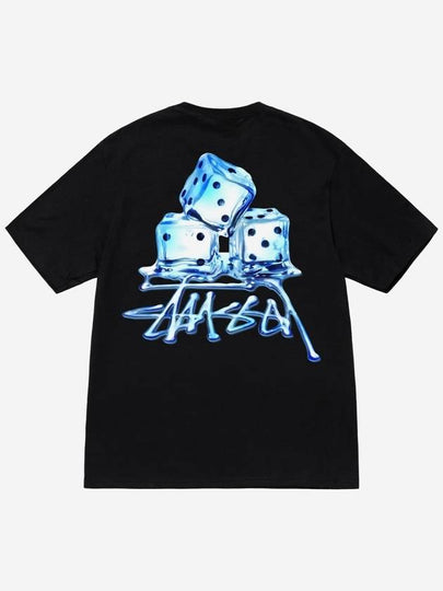 Melted Short Sleeve T-Shirt Black - STUSSY - BALAAN 2