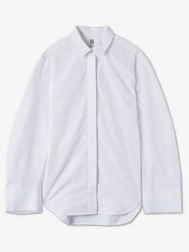 Wide shirt white 222729710100 - TOTEME - BALAAN 1