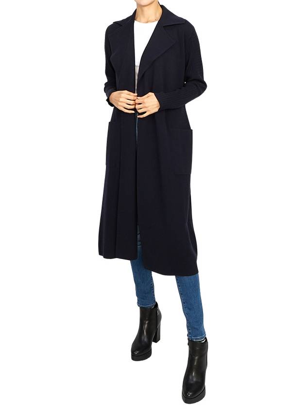 Getti Long Cardigan Navy - MAX MARA - BALAAN 8