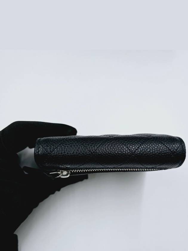 Classic snap bi fold wallet black silver AP0231 - CHANEL - BALAAN 4