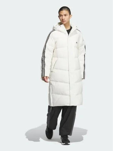 Must Have 3S Regular Fit Long Down Coat Men s Off White JG5957 740311 - ADIDAS - BALAAN 1