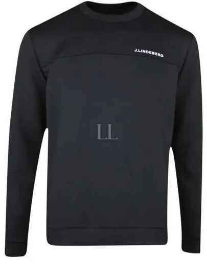 Jeff Crew Neck Sweater Black - J.LINDEBERG - BALAAN 2