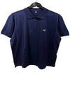 Men's Embroidered Logo Cotton Polo Shirt Navy - CP COMPANY - BALAAN 2