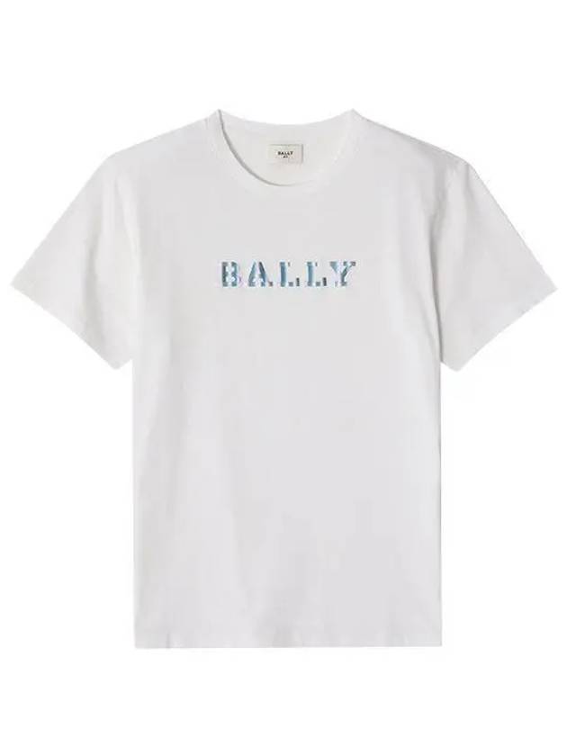 MJE057 7S319 U101 Logo Men s Short Sleeve T Shirt 1140267 - BALLY - BALAAN 1