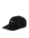 Embroidered Logo Ball Cap Black - MSGM - BALAAN 2