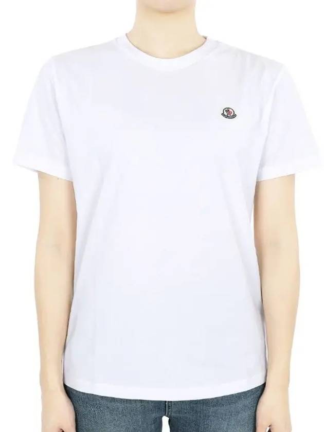 Kids Logo Patch Short Sleeve White 8C00018 83907 001 12 14A Adults can wear - MONCLER - BALAAN 2