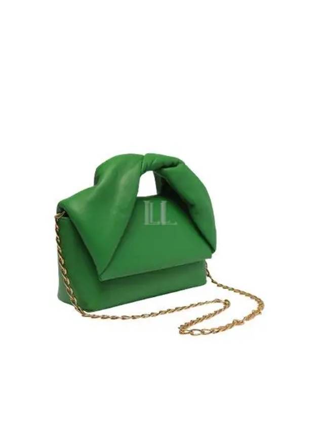 Twister Leather Medium Tote Bag Green - JW ANDERSON - BALAAN 2