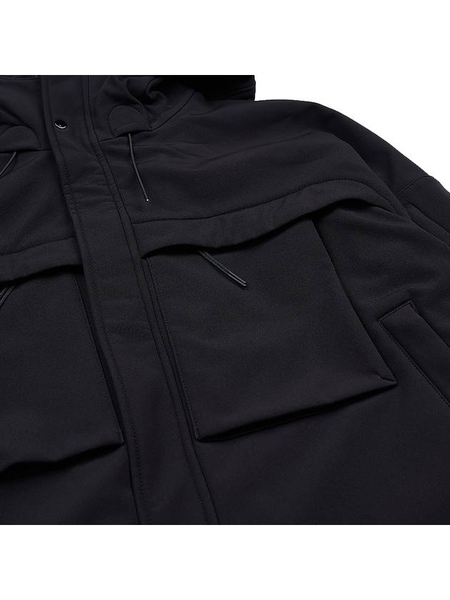 Men's Shell R Lens Wappen Hooded Jacket Black - CP COMPANY - BALAAN 10