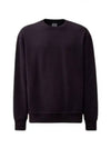 Embroidered Logo Cotton Sweatshirt Purple - CP COMPANY - BALAAN 2