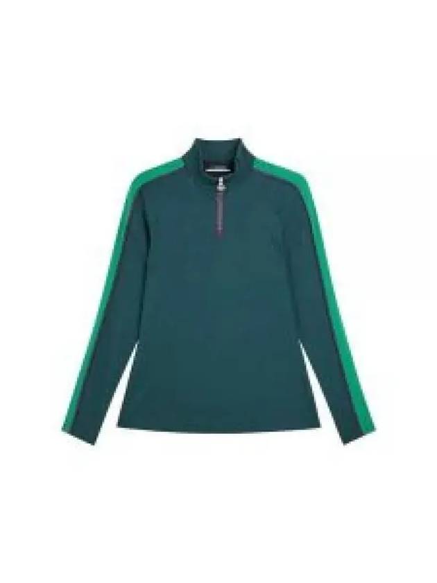 Kora Mid Layer Long Sleeve T-Shirt Green - J.LINDEBERG - BALAAN 2