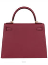 Celie Kelly 28 Rouge Grena Gold 73726 - HERMES - BALAAN 4