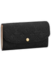 Emilie Empreinte Long Wallet Black - LOUIS VUITTON - BALAAN 2