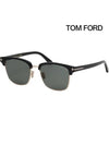 Sunglasses TF1139K 01A gold rim Asian fit metal combination square overfit Lee Dong wook wearing - TOM FORD - BALAAN 1