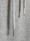 M gray small heart embroidery hoodie E21HJ008 730 - AMI - BALAAN 7