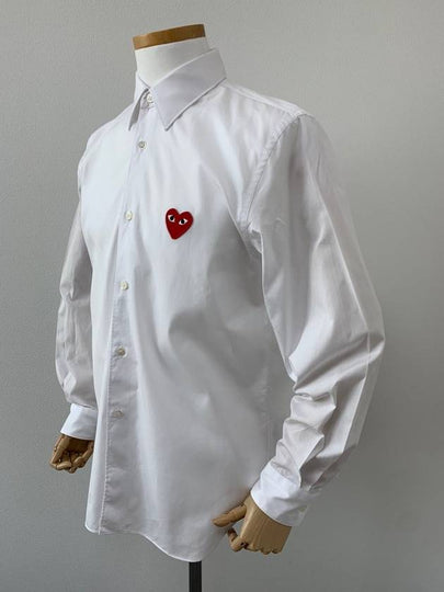 Men s White Shirt Red Waffen - COMME DES GARCONS - BALAAN 2