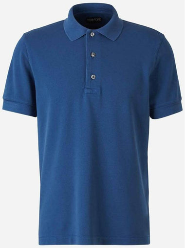 Plain Lyocell Polo - TOM FORD - BALAAN 1