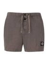 Swimming Nylon Trunk Shorts Grey - STONE ISLAND - BALAAN 2